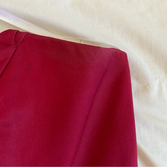 Red Vintage Styled Strapless A-Line dress - Picture 9 of 10